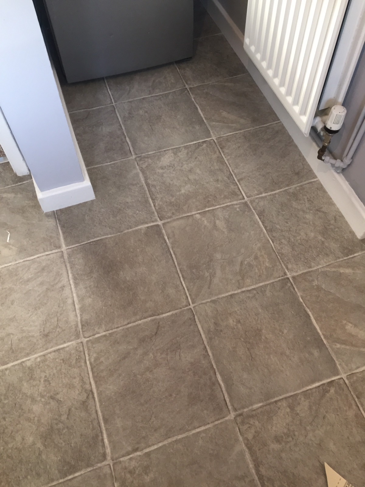 tile design vinyl flooring in kitchen